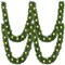 Christmas Tree Garland Greenery Garland Christmas Pine Garland with 100 Count Clear Incandescent Christmas Tree Garland for Indoor Outdoor Tree Garland